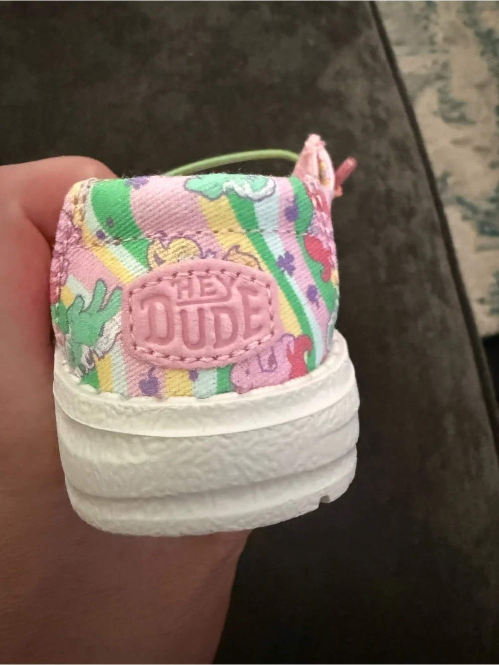 Hey Dude Wendy My Little Pony Toddler Shoes Party Pink Multi C6 EU22 Slip On